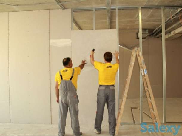 Гипсокартонные работы, фотография 1