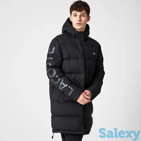 Мужская утеплённая куртка lacoste с регулировкой пояса, фотография 1