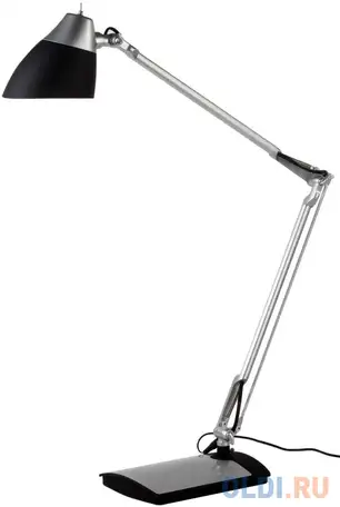 Светильник настольный sonnen ph-104, на подставке, светодиодный, 8 вт, алюминий, черный,, фотография 1