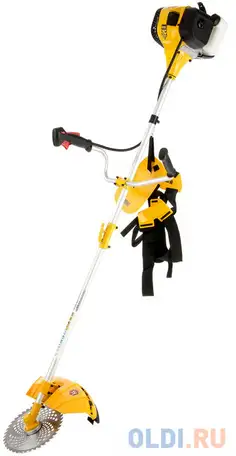 Триммер бензиновый dgt-520, 52см3, 3 л.с., неразъемная штанга, состоит из 2, фотография 1