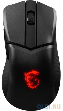 Мышь беспроводная msi clutch gm31 чёрный usb + радиоканал, фотография 1