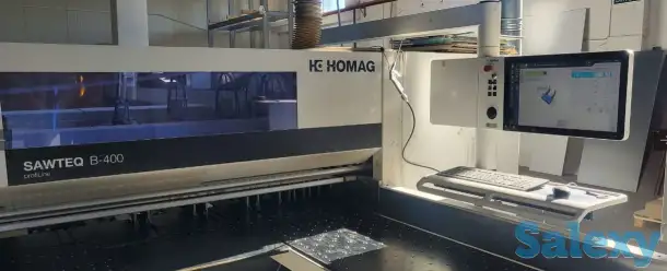HOMAG SAWTEQ B-400 ProfiLine PROFI HPL 400/43/22 Горизонтальная панельная пила с прижимной балкой, фотография 1