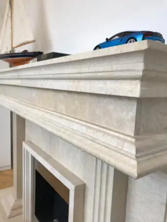 Изготовление топка камина и облицовка, дизайн, монтаж из мрамора, гранита, травертина и оникса. 20 лет опыта., фотография 3