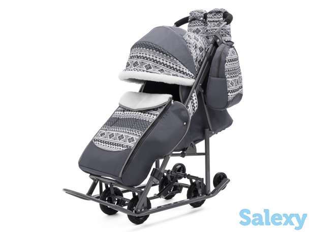 Санки-коляски Ника (Nika), Pikate, Скандинавия! В Жезказгане. Рассрочка, фотография 8