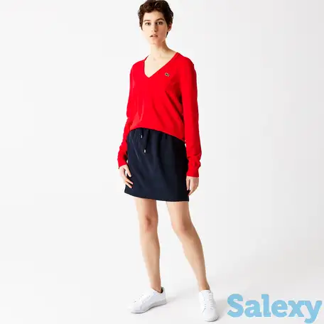 Женская юбка lacoste с регулируемым поясом, фотография 1