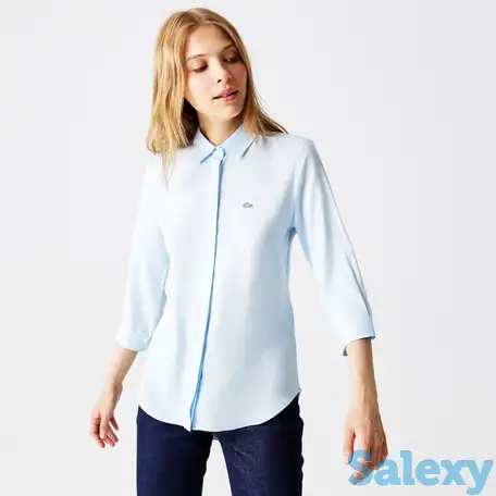 Женская рубашка lacoste slim fit, фотография 1