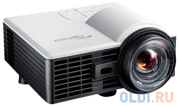 Проектор optoma ml1050st+ 1280x800 1000 люмен 20000:1 белый черный e1p2a2f6e1z1, фотография 1