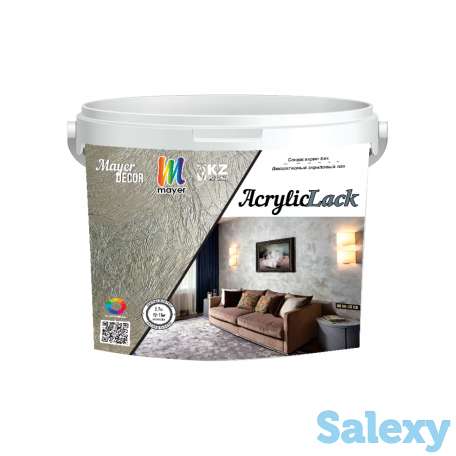 Декоративный акриловый лак 1,5 кг 3 кг, фотография 1