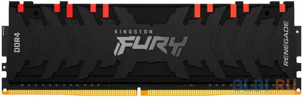 Оперативная память для компьютера kingston fury renegade rgb dimm 16gb ddr4 3200 mhz, фотография 1