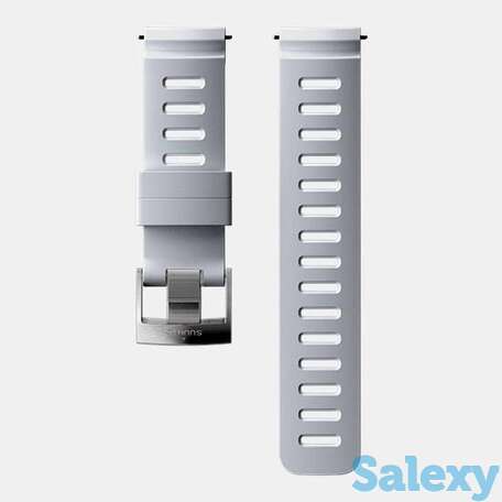 Ремешок силиконовый для d5, белый, стальная застежка, фотография 1