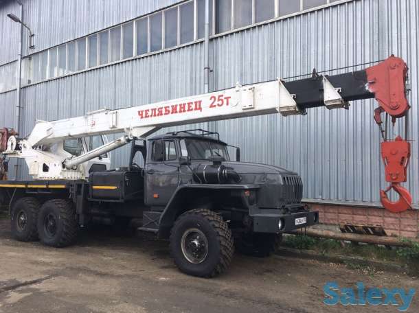Автокран «Челябинец» 25т. на шасси Урал 6х6, фотография 3