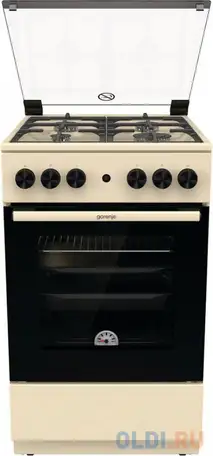 Газовая плита gorenje gg5a21bef бежевый, фотография 1
