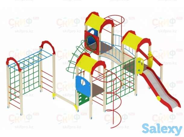 Детский игровой комплекс «Городок» ДИК 307, фотография 1