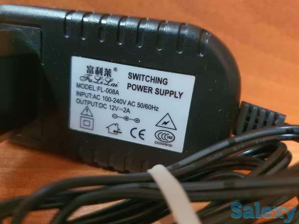 Адаптор, адаптер 12V-2A блок питания, фотография 3