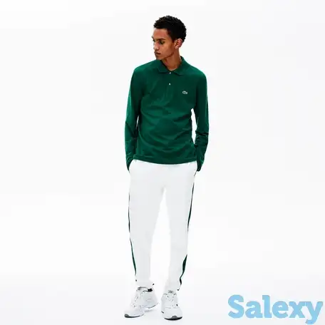 Мужское поло lacoste l.12.21 classic fit с длинным рукавом, фотография 1