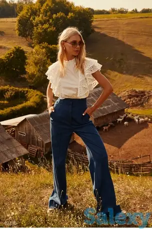 Блуза с воздушными воланами, фотография 1