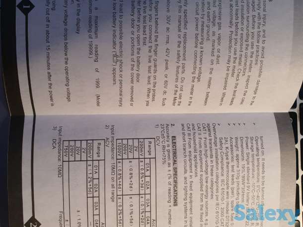 Цифровой Мультиметр высокого качества DT920A5 летняя распродажа, фотография 6