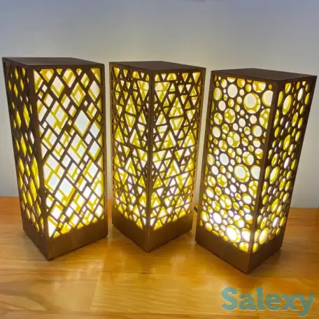 Желтый Интерьерный светильник - ночник, фотография 12