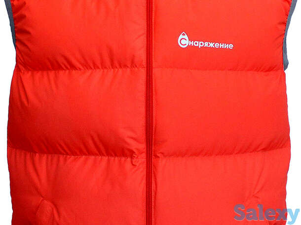Жилет мужской пуховый снаряжение лайт оранжевый, фотография 1