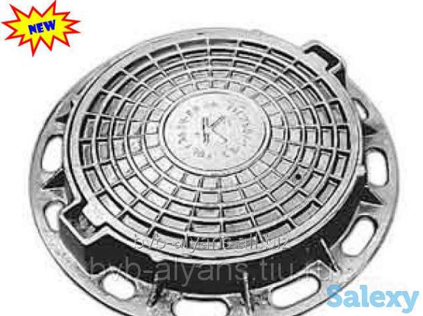 12.5 тонные люки чугунные канализационные, фотография 1