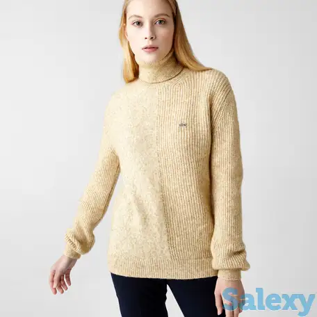 Женский свитер lacoste с высоким воротом, фотография 1