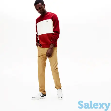 Мужские брюки slim fit с 5 карманами из эластичного хлопка, фотография 1