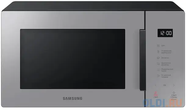 Микроволновая печь samsung ms23t5018ag/bw 800 вт серый, фотография 1