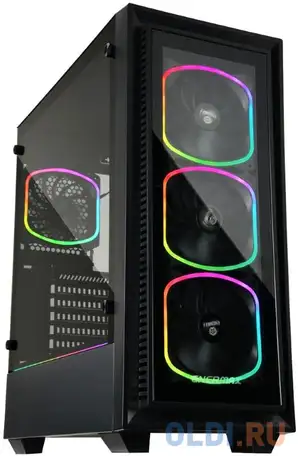 Корпус atx enermax eca-sf30-m1bb-argb без бп чёрный, фотография 1