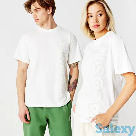 Футболка lacoste свободной посадки unisex, фотография 1