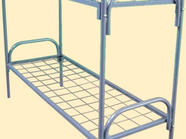 Кровати металлические для турбаз, кровати для гостиницы, кровати для бытовок, кровати для рабочих., фотография 3