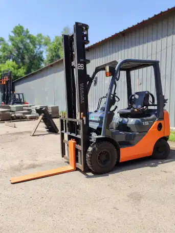 Вилочный погрузчик Toyota 8FG15 из Японии, фотография 2