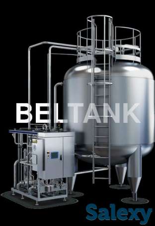 Термоизолированная асептическая емкость для пищевых или технологических жидкостей, фотография 1