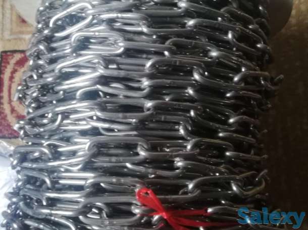 Цепи длиннозвенная  DIN 763 нержавеющие А4, фотография 1