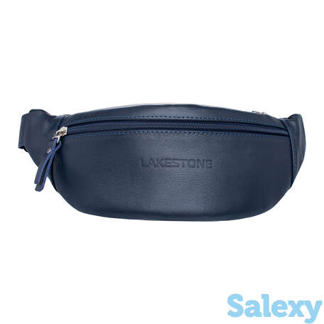 Кожаная поясная сумка ellis dark blue, фотография 2