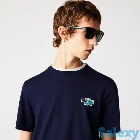 Мужская футболка lacoste из органического хлопка с круглым вырезом, фотография 1