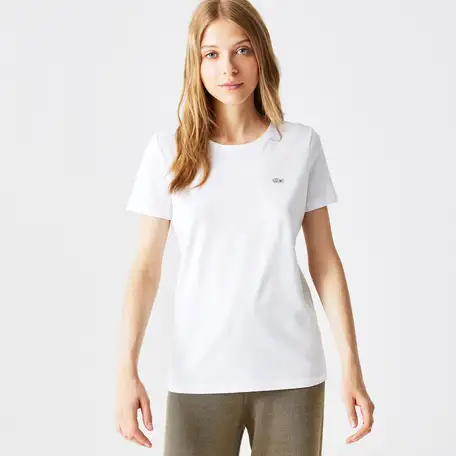Женская футболка lacoste slim fit, фотография 1