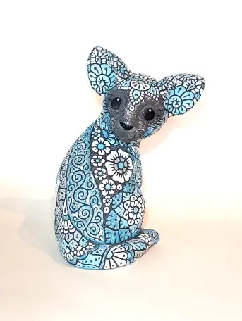 Копилка Кошка ажурная, фотография 5