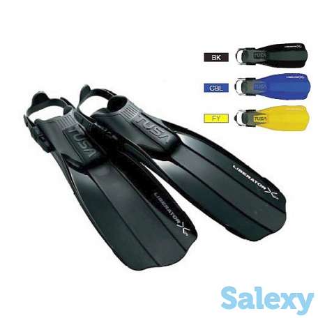 Ласты для дайвинга tusa liberator xten черные, фотография 2