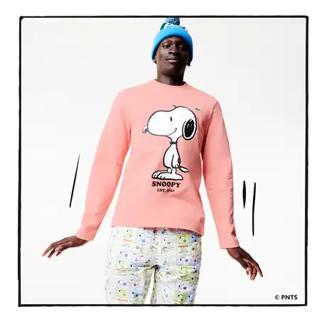 Мужская футболка lacoste x peanuts из органического хлопка, фотография 1