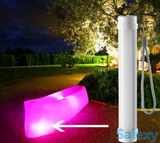 Надувной шезлонг, надувной гамак, Lamzac с подсветкой., фотография 6