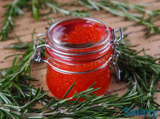 Море продукты (семга, икра), фотография 1