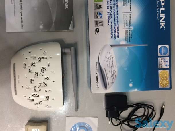 Маршрутизатор TP-LINK модель TD_W8951ND, фотография 1