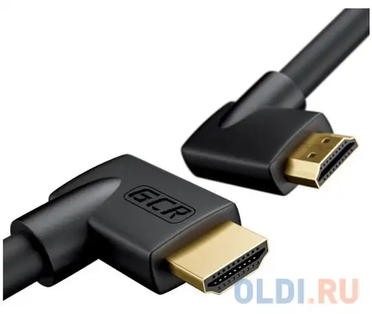 Gcr кабель 2.0m hdmi 2.0, m правый угол /m правый угол,, фотография 1