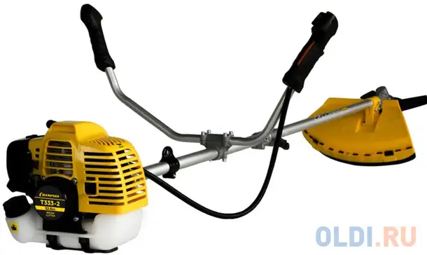Триммер бензиновый champion триммер т333-2 (разъемн. вал 0,9квт 32,6см3 тримм. головка, фотография 1