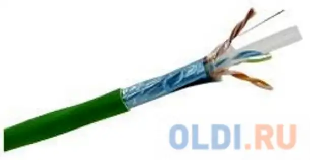 Кабель информационный corning mcxede-dd047-v004-l6 кат.6а f/utp общий экран 4x2x24awg lszh внутренни, фотография 1