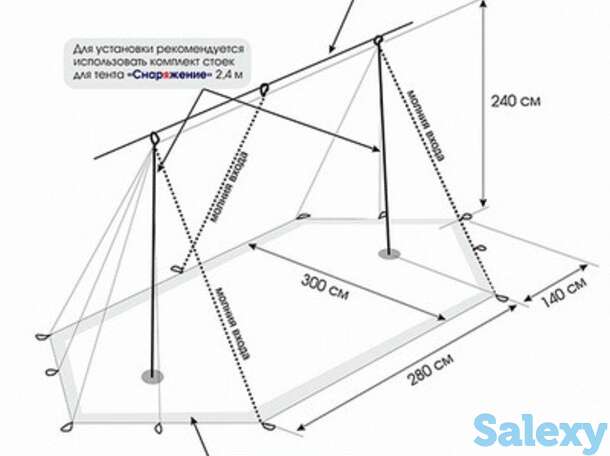 Москитное укрытие снаряжение сиеста, фотография 1