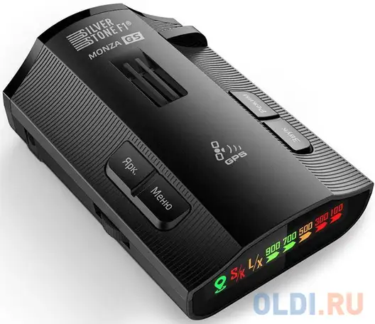 Радар-детектор silverstone f1 monza gs gps приемник черный, фотография 1