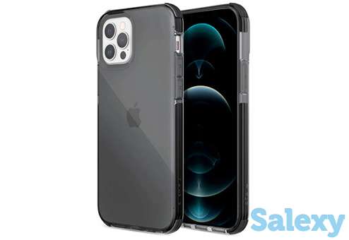 Чехол raptic defense clear для iphone 12/12 pro. темно-серый, фотография 2