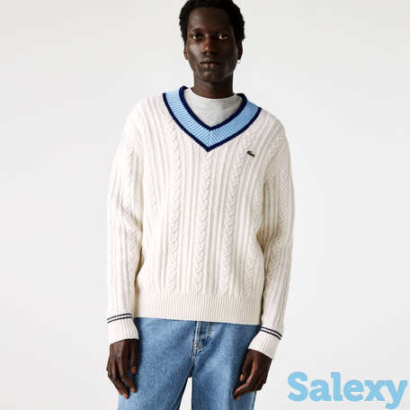 Шерстяной свитер lacoste unisex, фотография 1