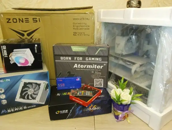 Игровой компьютерный блок Core i7 DDR4 16Gb 2666 MHz RX 580 8GB ssd 512, фотография 1